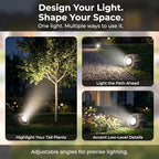 Candieslife Solar Garden Rock Lights Outdoor - IP65 LED Waterproof Solar Spotlight, Solar Powered Landscape Lights Decorative Garden Stone Light for Pathway, Walkway, Yard, Patio (4 Pack) - Image 5