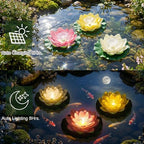pearlstar Waterproof Floating Lotus Light - Solar Pond for Swimming Pool,Spa, Patio, Wedding Party, Christmas Decorations (3Pcs Lotus,Multicolor) - Image 3