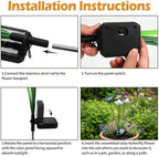 Hoikwo Solar Garden Flower Lights 4 Pack - Image 3