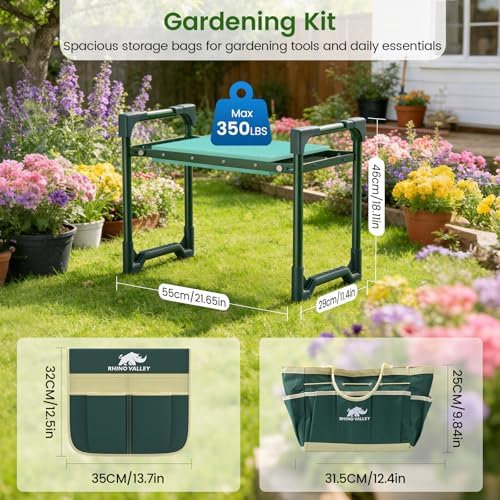 Garden Kneeler and Seat Foldable Gardening Stool Foldable Gardening Bench - Image 2