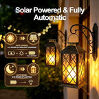 Large Solar Lanterns Outdoor Waterproof - Hanging Solar Lantern with Glass - Image 2