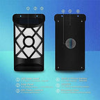 Aityvert Solar Flame Lights Outdoor, Waterproof Flickering Flame Solar Lights Dark Sensor Auto On/Off 66 LED Solar Powered Wall Mounted Night Lights Lattice Design for Patio Deck Driveway - Image 4