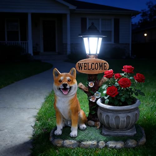 Shiba Inu Statue Garden Planter Pot - Image 4
