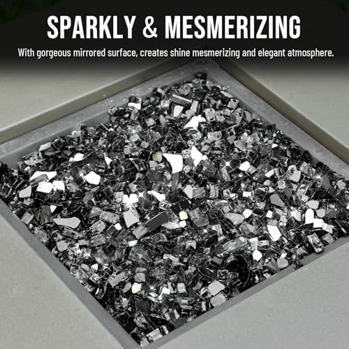 Skyflame 10-Pound Fire Pit Glass for Propane Gas Fireplace Decor - Image 5