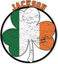 Personalized Irish Metal Sign, Ireland Celtic Shamrock Hanging Sign Welcome Outdoor Porch, Custom Name Wall Fence Patio Yard Home Office Decor, Birthday, St. Patrick’s Day Gifts by TALATAKA