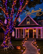 LitHome Color Changing Solar Christmas String Lights Outdoor, 33 FT 100 LED - Image 2