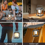 Solar Outdoor Table Lamp: Outdoor Lanterns for Patio Waterproof,Portable Rechargeable Solar Lamp - Image 5