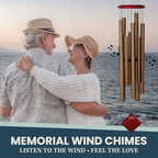 Woodstock Wind Chimes of the Eclipse Chimes for Outside, 40" Bronze Large Deep Tone Chime Décor for Outdoor Garden, Patio, Porch, Encore Collection - Image 5