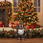 Hortsun 2 Pieces 8 Inch Vintage LED Hurricane Hanging Lantern - Image 6