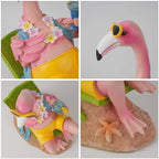 Pink Flamingo Statue Resin Outdoor Garden Decor, Tiki Bar Yard Art - Image 6