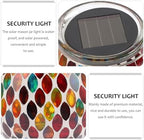 Jar Solar Outdoor Light Waterproof Glass Red Lantern Ornament - Image 3