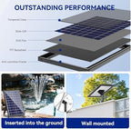 Antfraer 8W Solar Water Pump with Dry-Run Protection, Solar Bird Bath Fountain Pump Double-Layer Nozzles & 5Ft Tubing, Solar Fountain Pump for Small Pond, Garden, Patio & Outdoor Water Feature - Image 3