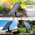 SUNLONG Solar Spot Lights Outdoor Waterproof 3 Modes 16.4Ft Extension Cord - Image 2