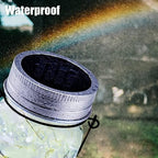 SmilingTown 30 LED 10 Packs Mason Jar Lights with Hangers Colorful Solar Mason Jar Lids Fairy String Light Outdoor for Patio Yard Garden Decor Christmas Wedding Party Lights (NO Jars) - Image 6