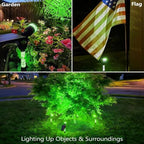 DenicMic Solar Spot Lights Outdoor Waterproof Green Lens LED 4 Pack - Image 4