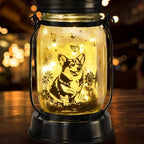 kyoryuger Corgi Gifts for Women/Men Corgi Solar Lanterns Dog Mom Birthday Dog Lovers Lantern Pet Loss Pet Memorial Lights Solar Garden Decoration for Yard, Patio,Backyard,Porch Torches by kyoryuger