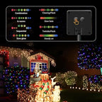 SyouHome Solar String Lights Outdoor, 4 Pack 400 LED Solar Christmas Lights - Image 5