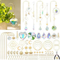 DIY Sun Catcher Kits for Adults, 260pcs Crystal Suncatchers Making Supplies by HYBEADS