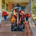 Acrylic Suncatcher Indoor Colorful Window Hanging Ornament Outdoor Sun Catcher Panel for Home Decor Car Garden Crystal Gift Dragon Sword with Flower Acrylic Suncatcher by Unknown