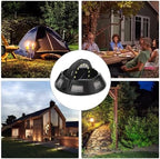 STAHAD 4pcs In-ground Solar Powered Lights with Colorful Light for Pathways - Image 2