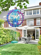 Light Catcher Wind Spinners Outdoor with Spiral Tail - Butterfly 3D Hanging Garden Yard Patio Window Decor Gift for Women Mom Grandma Wife, Kinetic Spin Eye-Catching Fun to Watch Art Sculptures - Image 3