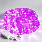 50ft Rope Lights For Outside,Connectable & Flexible Tube Lights with 8 Modes Controller,Waterproof Purple LED Rope Lighting for Deck,Garden,Pool,Patio,Bedroom,Party,Indoor & Outdoor Landscape Lighting by CHORLED