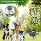 Dog Memorial Gifts for Loss of Dog Pet Bereavement Sympathy Gift Memorial Gifts for Dogs Wind Chime in Memory of Dog Remembrance Passing Away Gift, 32 inch - Image 4
