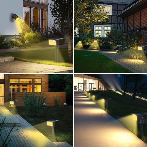 nipify 3 Pack 62 LED Solar Spot Lights Outdoor Motion Sensor with 3 Modes - Image 6