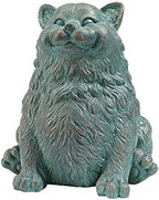 Design Toscano Sitting Phat Cat Animal Statue, 8 Inch, Resin, Faux Bronze Finish by DesignToscano