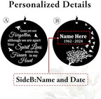 Sympathy Wind Chimes Personalized, 36inch Memorial Wind Chimes in Loving Memory, Loss of Loved Mom/Dad, Sympathy Gifts Wind Chime for Funeral Outdoor Deep Tone - Image 6