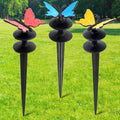 Tandefio 3 Pcs Butterfly Garden Hose Guide Stakes, Cast Iron Metal by Tandefio