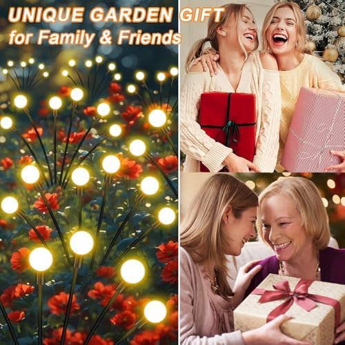 Solar Garden Lights Outdoor Waterproof, Swaying Firefly Light, Garden Decor - Image 6