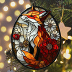 Fox Tiffany Style Acrylic Suncatcher - Image 6
