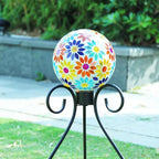 VCUTEKA Gazing Ball, 8" Glass Gazing Balls Sphere for Garden Outdoor Decor - Image 5