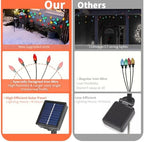 C7 Solar Christmas Decorations Outdoor, Vintage Solar Pathway Stake Lights - Image 5