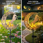 Solar Lights Outdoor Waterproof - Moon & Horse Landscape Lighting, Weatherproof SolarGarden Stakes with 8-10H Auto On/Off, Decorative Pathway Markers for Driveway/Walkway/Equestrian Farms - Image 4