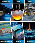 Pool Lights, 2024 Upgraded Rechargeable Submersible LED Lights with Remote, 16 Colors IP68 Waterproof Underwater Light for Inground Pool Above Ground, Aquarium, Hot Tub - Image 6