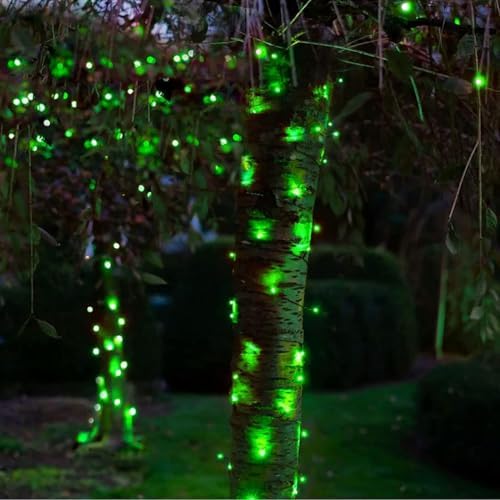 KAQ 2pack 500LED Solar String Lights Outdoor Waterproof Green - Image 6