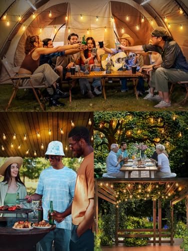 Svater Outdoor String Lights LED 100FT, Waterproof for Outside Patio Light - Image 4