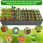 U-Shape Cucumber Trellis with Fabric Raised Garden Bed 65x50 Inch Metal Garden Arch Trellis with Net, Climbing Plants Vegetables Heavy-Duty Outdoor Plant Support for Pea, Grape, Squash, Tomatoes - Image 6