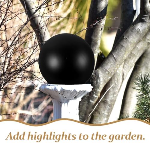 Gatuida Xmas Outdoor Gazing Globe Stainless Steel Mirror Ball Garden Decor - Image 3