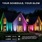 T-SUN Spot Lights Outdoor, Smart RGBW LED Landscape Spotlights 2 Pack - Image 4