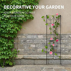 Garden Trellis 70” x 20” for Climbing Plants 6FT Metal Iron Wire Vine Flower Trellises for Outdoor Climbing Plants Support - Image 4