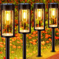 URPOWER Solar Pathway Lights, 6 Pack IP65 Waterproof Outdoor Decorative Garden Lights, Auto On/Off Solar Powered Landscape Path Lighting for Driveway Walkway Yard Lawn Patio Decor by URPOWER