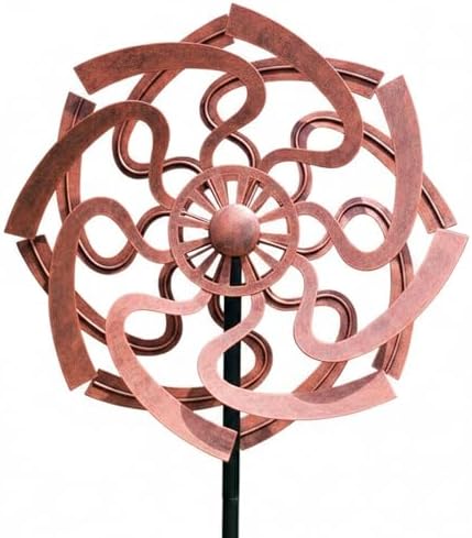 Garden Wind Spinner Outdoor Metal Yard Sculpture for Patio Lawn by LERFUGI