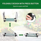 LUCKYERMORE Upgraded Garden Kneeler and Seat, Gardening Stool Kneeling Bench for Gardening with Tool Pouch, Wider&Softer EVA Kneeling Pad, Gardening Gifts for Parents Seniors, Lightweight & Heavy Duty - Image 5