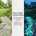 Colorful Glow in the Dark Garden Stones, Luminous Pebbles Stones for Walkway Landscaping, Glowing Stepping Rocks for Fish Tank Aquarium Decor, Resin Gravel Ornaments, Garden Outdoor (1000, Colorful) - Image 5