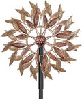 63.8" H×13.5" W Metal Garden Wind Spinners Pinwheels Outdoor by KHayRovies