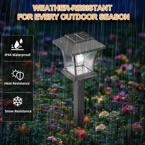 Sparkblaze 10 Pack Solar Pathway Lights Outdoor, Cold White - Image 6