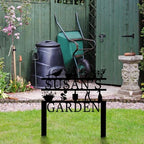 Personalized Garden Sign, Custom Garden Tools Sign with Stakes, Garden Sign with Last Name, Personalized Flower Garden Name Sign, Yard Sign, Lawn Sign, Custom Family Name Garden Sign, Farmhouse Decor - Image 5